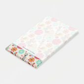 Post-it® Motif floral dans le rétro style (Incliné)