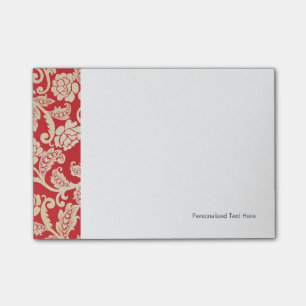 Post-it® Motif floral d'arrière - plan de damassé