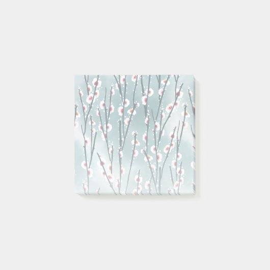 Post-it® Motif floral de fleurs de prune de printemps (Devant)
