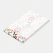 Post-it® Motif floral de style rétro 5 (Incliné)