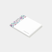 Post-it® Motif floral de Valentine (Incliné)