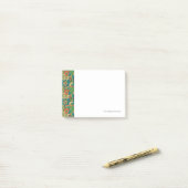 Post-it® Motif floral d'été (Sur un bureau)