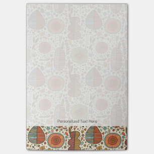 Post-it® Motif floral d'été fait de feuille