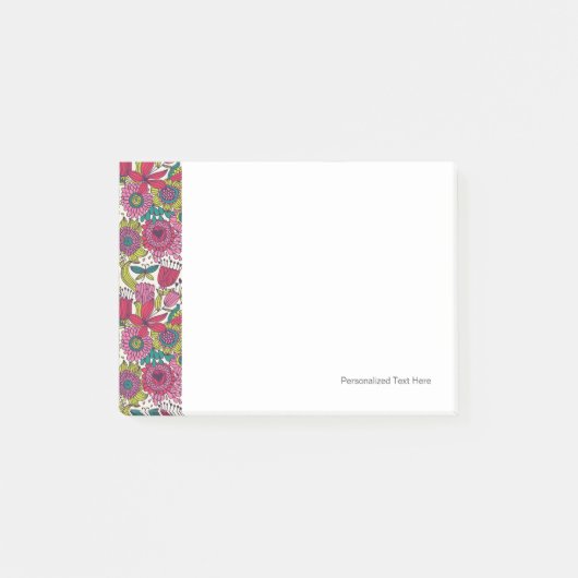 Post-it® Motif floral lumineux (Devant)