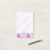 Post-it® Motif floral lumineux 2 (Sur un bureau)