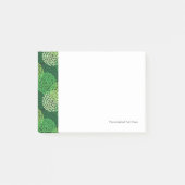 Post-it® Motif floral vert (Devant)