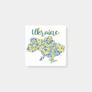 Post-it® Motif folklorique et typographie ukrainienne