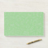 Post-it® Motif Fournitures scolaires tirées à la main (Sur un bureau)