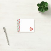 Post-it® Motif Fraise d'Été Menthe & Rouge (Bureau)