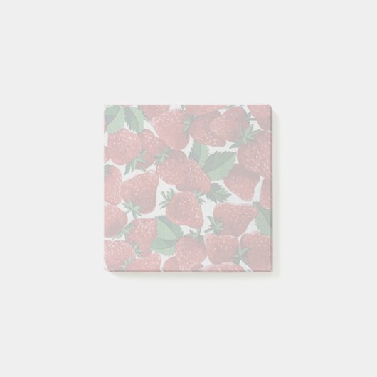 Post-it® Motif Fraises et Crème (Devant)