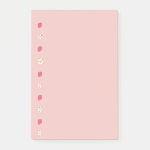 Post-it® Motif Fraises et Fleurs