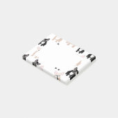 Post-it® Motif français de Bulldog (Incliné)