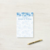 Post-it® Motif Fun Shell| Ajouter votre nom (Sur un bureau)