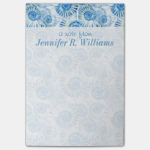 Post-it® Motif Fun Shell Ajouter votre nom