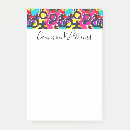 Post-it® Motif Gay pride de Neon (Devant)