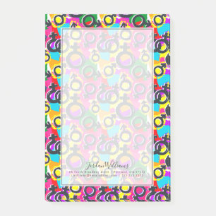 Post-it® Motif Gay pride de Neon