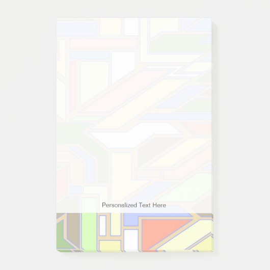 Post-it® Motif géométrique 3 (Devant)