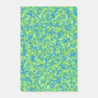 Post-it® Motif géométrique abstrait bleu vert