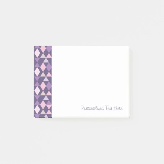 Post-it® Motif géométrique arabe pourpre (Devant)