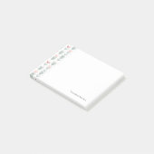 Post-it® Motif géométrique dans le rétro style (Incliné)