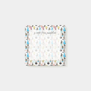 Post-it® Motif géométrique de cactus moderne