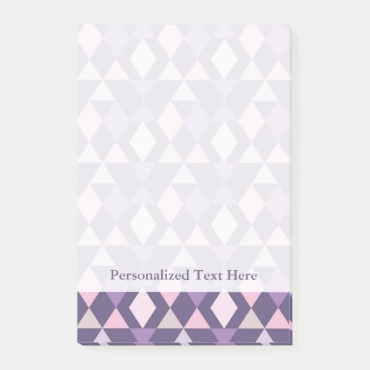 Post-it® Motif géométrique de l'arabe mauve (Devant)