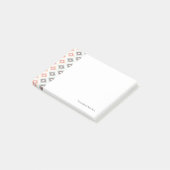 Post-it® motif géométrique de style aztèque (Incliné)