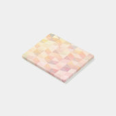 Post-it® Motif géométrique de triangle mou (Incliné)