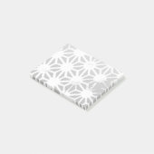 Post-it® Motif géométrique gris et blanc (Incliné)