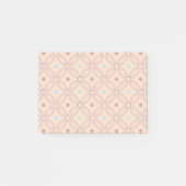 Post-it® Motif géométrique interversible rose et bleu rétro (Devant)