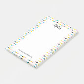 Post-it® Motif géométrique moderne pour faire des notes (Incliné)
