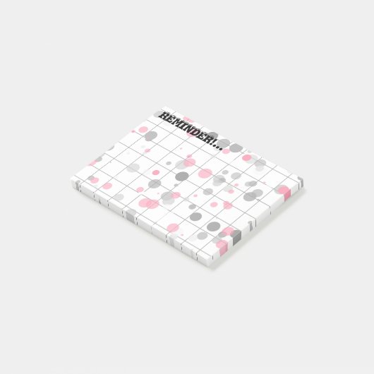 Post-it® Motif géométrique repéré (Incliné)