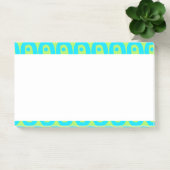 Post-it® Motif géométrique turquoise et vert lime (Bureau)