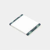Post-it® Motif géométrique vert rétro (Incliné)