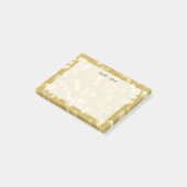 Post-it® Motif Gold Bokeh personnalisé (Incliné)
