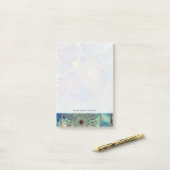 Post-it® Motif grunge d'art (Sur un bureau)