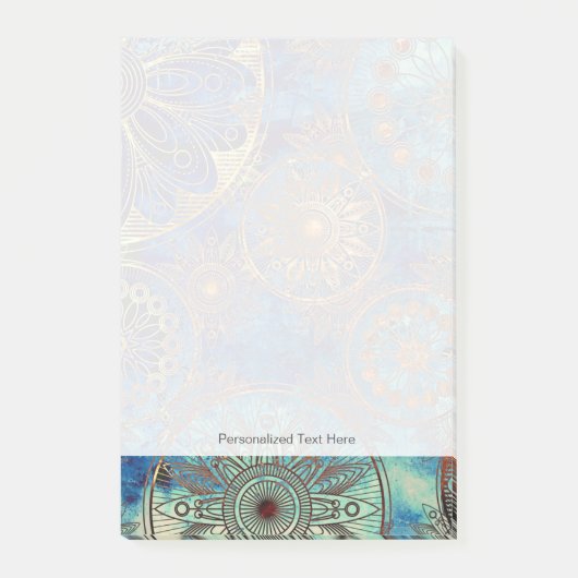 Post-it® Motif grunge d'art (Devant)