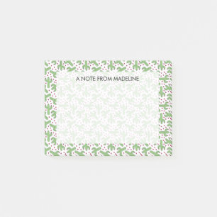 Post-it® Motif illustré de cactus et de fleurs roses