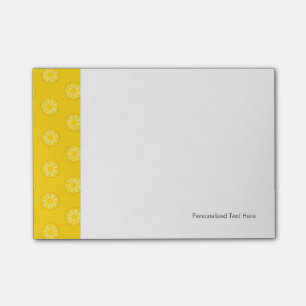 Post-it® Motif jaune de tranches d'ananas