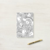 Post-it® motif lama 4 (Sur un bureau)