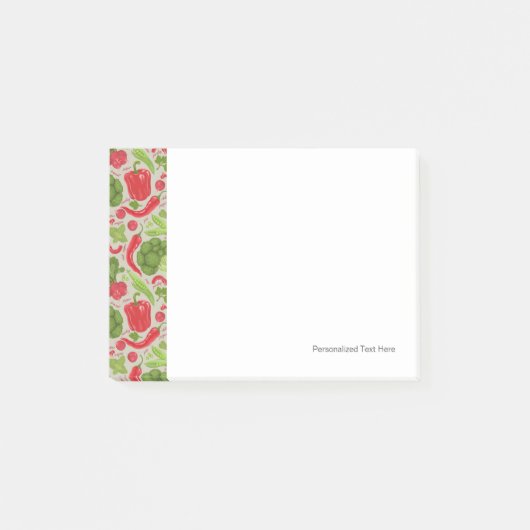 Post-it® Motif lumineux des légumes frais (Devant)