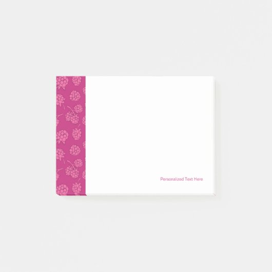 Post-it® Motif magenta de baie (Devant)
