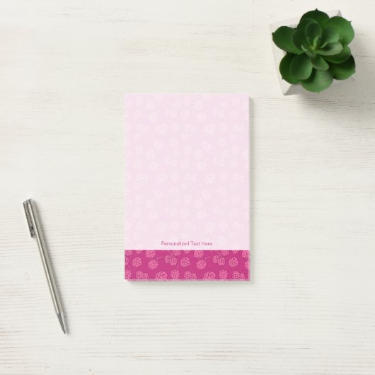 Post-it® Motif magenta de baie (Bureau)