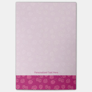 Post-it® Motif magenta de baie