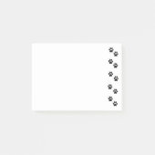 Post-it® Motif mâle, pattes de chien, Empreintes de pattes, (Devant)