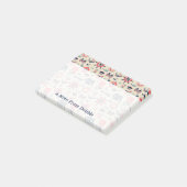 Post-it® Motif Marine Life| Ajouter votre nom (Incliné)