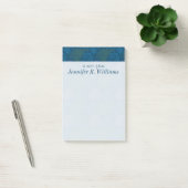 Post-it® Motif maritime Vintage| Ajouter votre nom (Bureau)