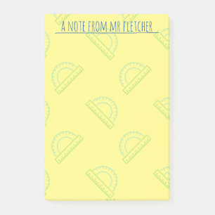 Post-it® Motif mathématique de l'entrepreneur personnalisé