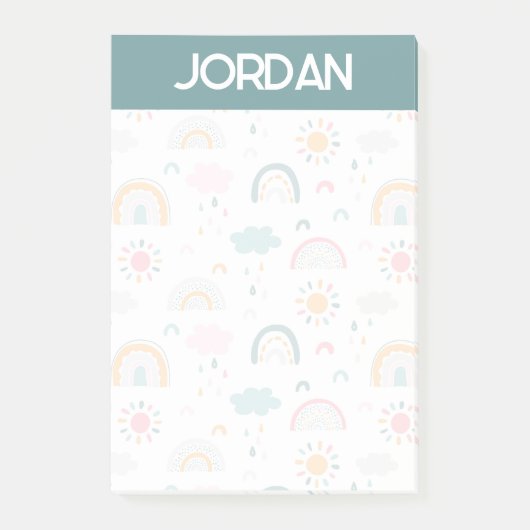 Post-it® Motif météorologique mignon (Devant)