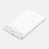 Post-it® Motif mignon d'abrégé sur été (Incliné)
